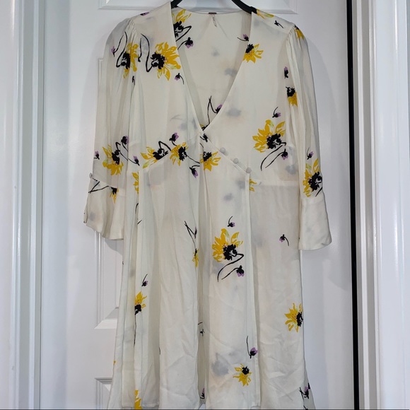 Free People Floral Wrap Dress - Picture 6 of 6